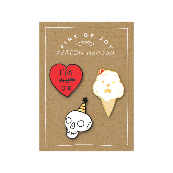 PINS OF JOY BADGE SET