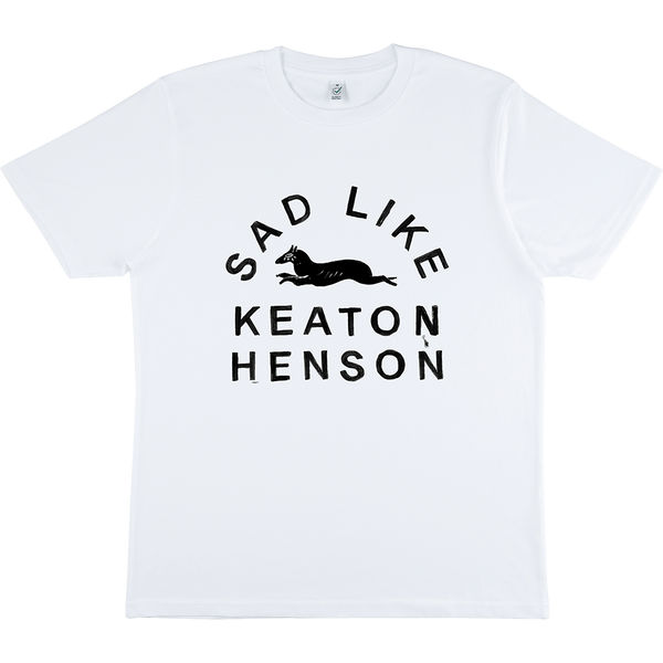 SAD LIKE KEATON HENSON WHITE T-SHIRT