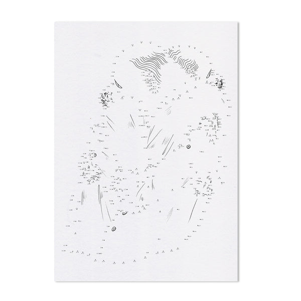 'HELD' CONNECT THE DOTS A3 ART PRINT